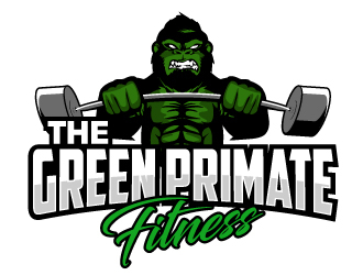 The Green Primate Fitness logo design by ElonStark