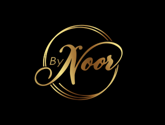 By Noor logo design by M J