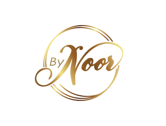 By Noor logo design by M J