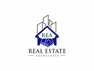 Real Estate Associates logo design by santrie