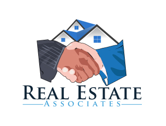 Real Estate Associates logo design by ElonStark