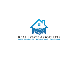 Real Estate Associates logo design by Artomoro