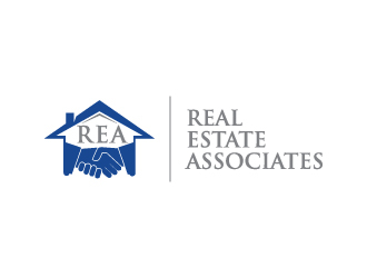 Real Estate Associates logo design by desynergy