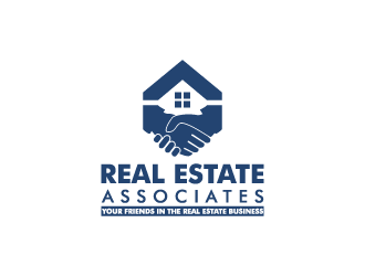 Real Estate Associates logo design by LAVERNA