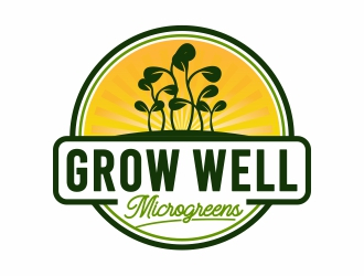 Grow Well Microgreens logo design by Mardhi