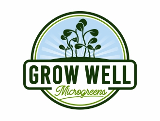 Grow Well Microgreens logo design by Mardhi