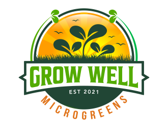 Grow Well Microgreens logo design by ingepro