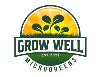 Grow Well Microgreens logo design by ingepro