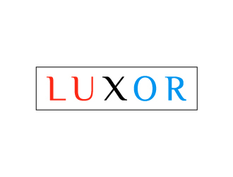 LUXOR logo design by Erasedink