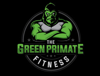 The Green Primate Fitness logo design by Conception