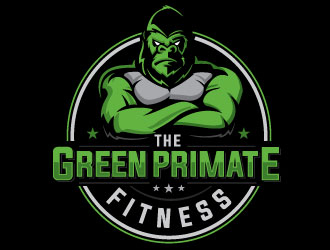 The Green Primate Fitness logo design by Conception