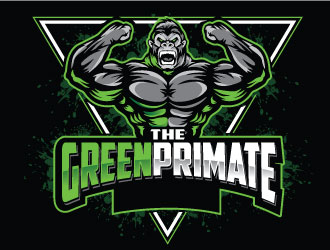 The Green Primate Fitness logo design by REDCROW