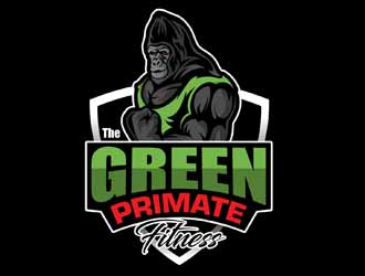 The Green Primate Fitness logo design by DreamLogoDesign