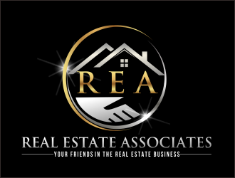 Real Estate Associates logo design by bosbejo