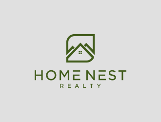 Home Nest Realty logo design by Raynar