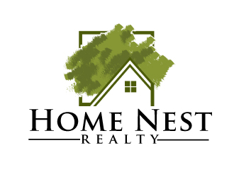 Home Nest Realty logo design by ElonStark