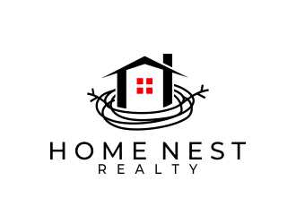 Home Nest Realty logo design by amar_mboiss