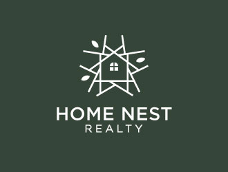 Home Nest Realty logo design by bernard ferrer