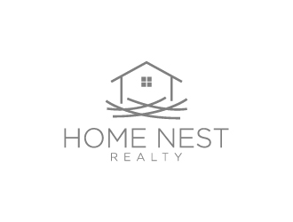 Home Nest Realty logo design by wongndeso