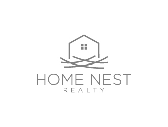 Home Nest Realty logo design by wongndeso