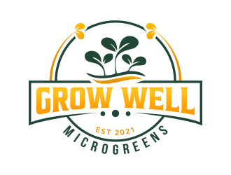 Grow Well Microgreens logo design by ingepro