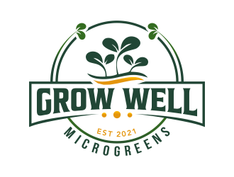 Grow Well Microgreens logo design by ingepro