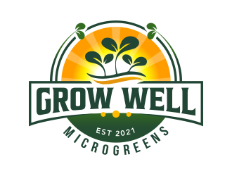 Grow Well Microgreens logo design by ingepro