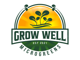 Grow Well Microgreens logo design by ingepro