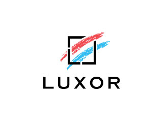 LUXOR logo design by Conception