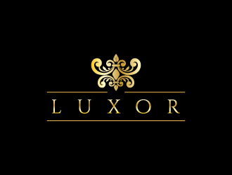 LUXOR logo design by pencilhand