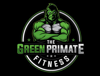 The Green Primate Fitness logo design by Conception