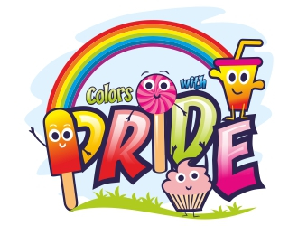 Colors with PRIDE logo design by ruki