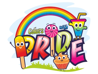 Colors with PRIDE logo design by ruki