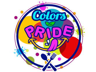 Colors with PRIDE logo design by Suvendu