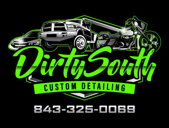 Dirty South Custom Detailing logo design by daywalker