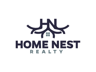 Home Nest Realty logo design by GETT