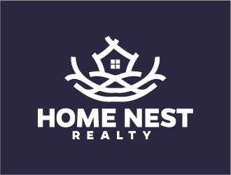 Home Nest Realty logo design by GETT