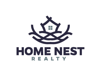 Home Nest Realty logo design by GETT