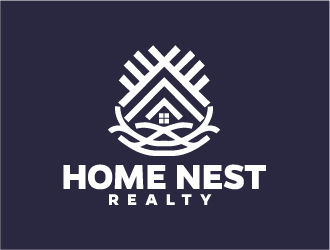 Home Nest Realty logo design by GETT