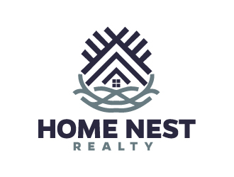 Home Nest Realty logo design by GETT