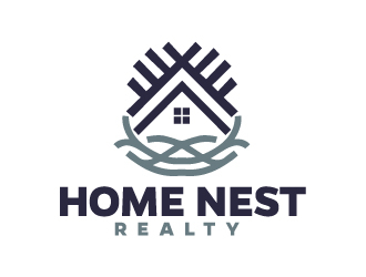 Home Nest Realty logo design by GETT