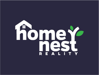 Home Nest Realty logo design by GETT