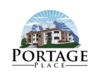 Portage Place logo design by ElonStark