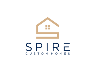 Spire Custom Homes logo design by uptogood