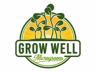 Grow Well Microgreens logo design by Mardhi