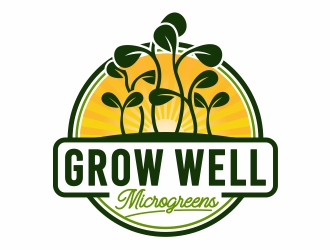 Grow Well Microgreens logo design by Mardhi