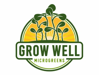 Grow Well Microgreens logo design by Mardhi