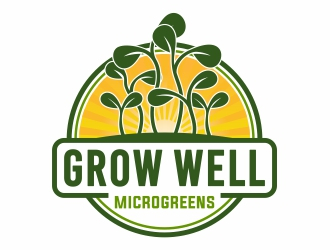 Grow Well Microgreens logo design by Mardhi