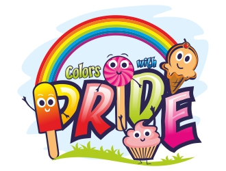 Colors with PRIDE logo design by ruki