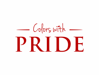 Colors with PRIDE logo design by christabel